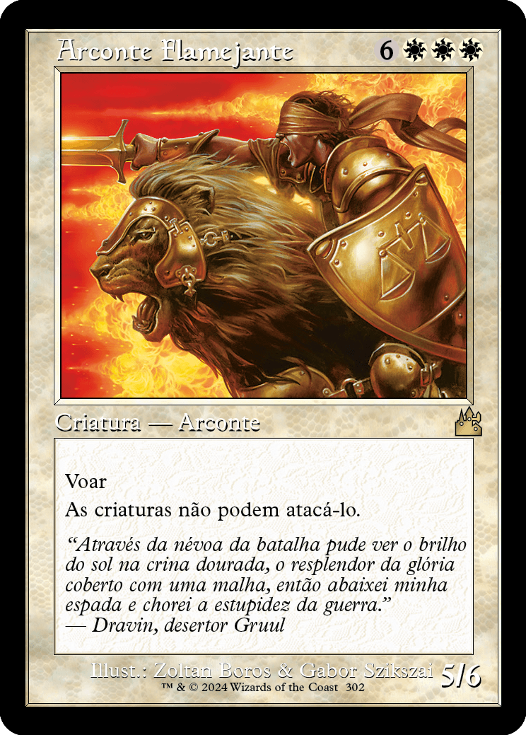 Arconte Flamejante / Blazing Archon - Magic: The Gathering - MoxLand