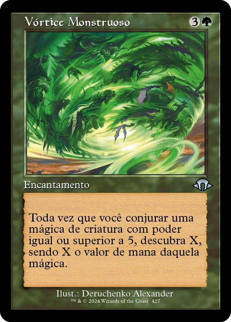 Vórtice Monstruoso / Monstrous Vortex - Magic: The Gathering - MoxLand
