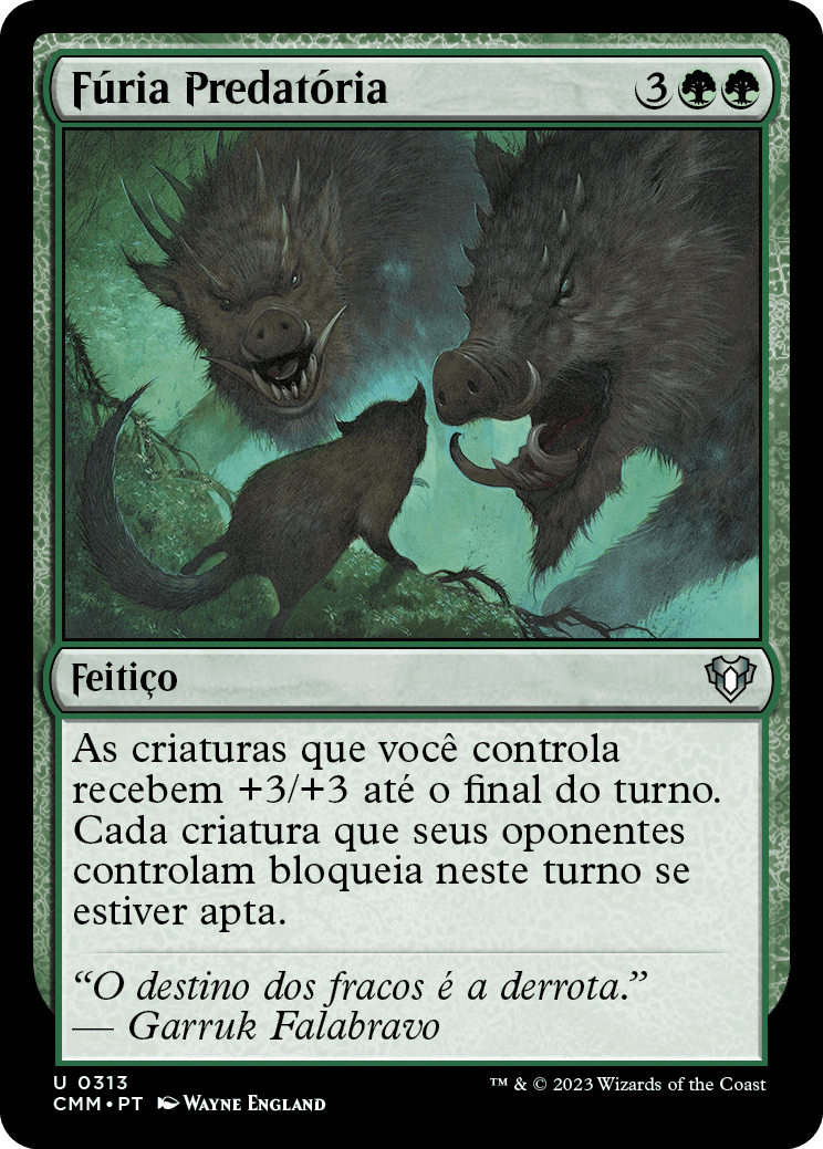 Fúria Predatória / Predatory Rampage - Magic: The Gathering - MoxLand