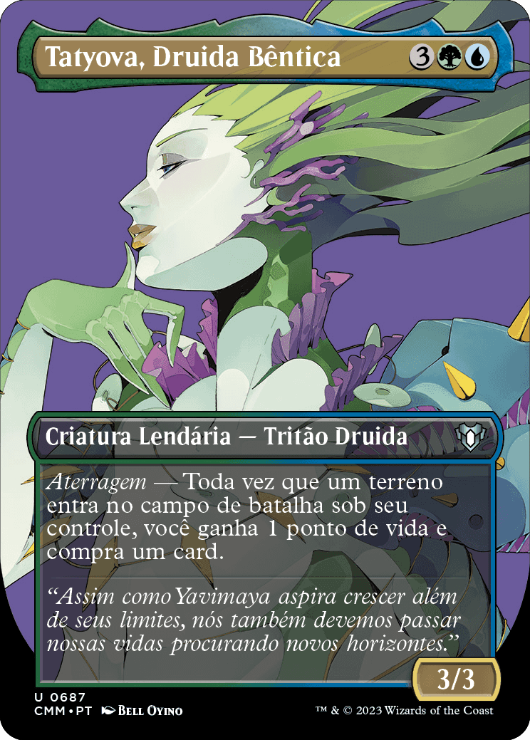 Tatyova, Druida Bêntica / Tatyova, Benthic Druid - Magic: The Gathering - MoxLand