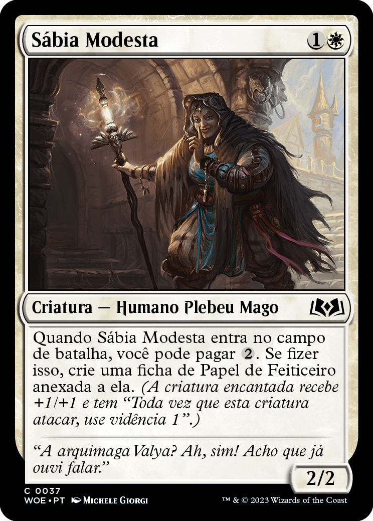 Sábia Modesta / Unassuming Sage - Magic: The Gathering - MoxLand