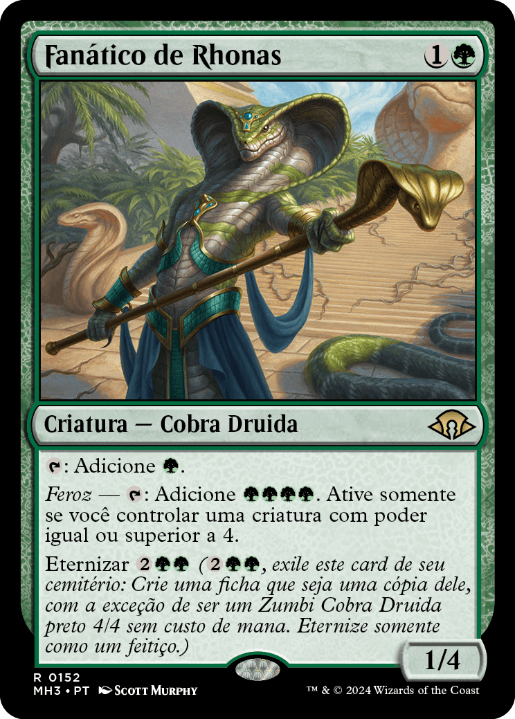 Fanático de Rhonas / Fanatic of Rhonas - Magic: The Gathering - MoxLand