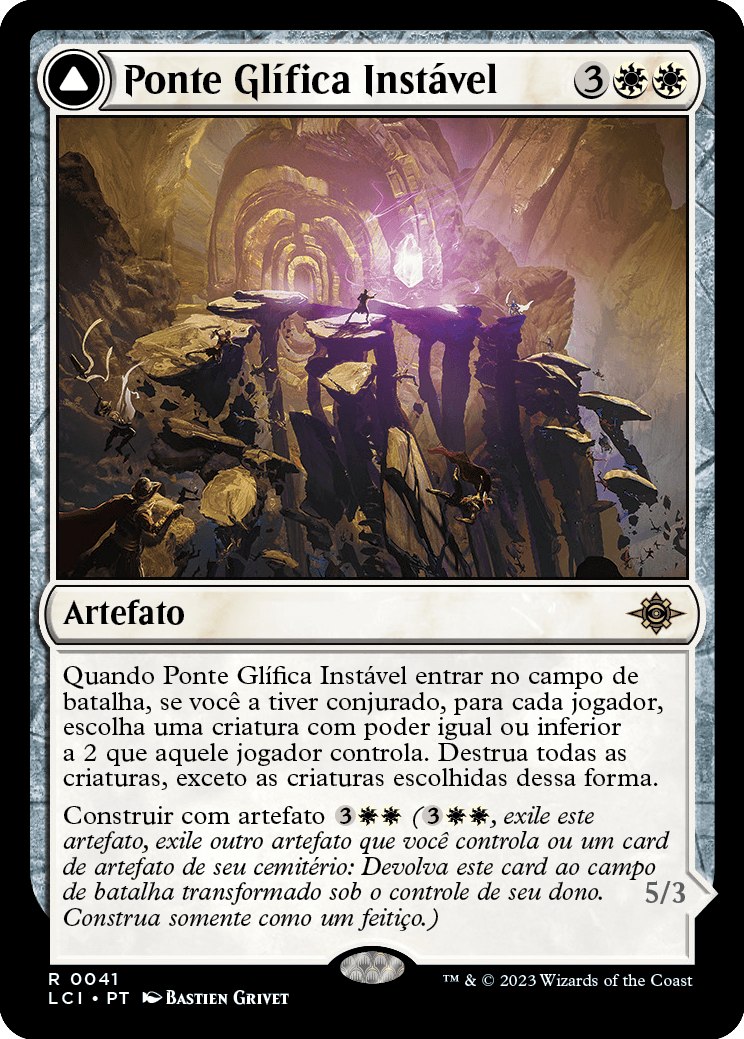 Ponte Glífica Instável / Unstable Glyphbridge - Magic: The Gathering - MoxLand