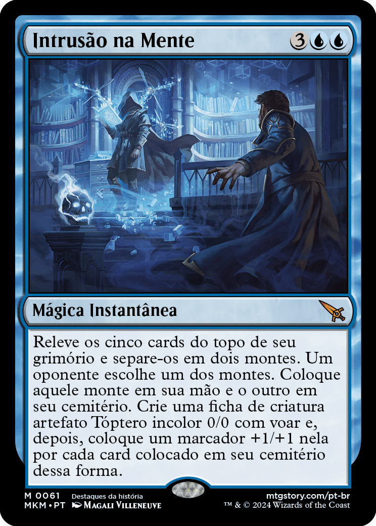 Intrusão na Mente / Intrude on the Mind - Magic: The Gathering - MoxLand