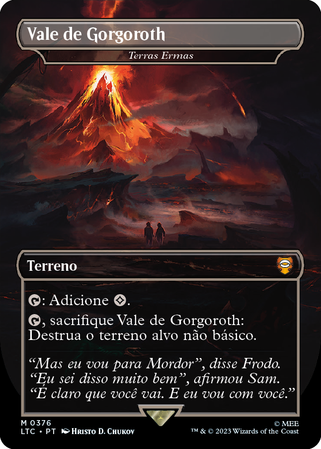 Vale de Gorgoroth / Valley of Gorgoroth - Magic: The Gathering - MoxLand