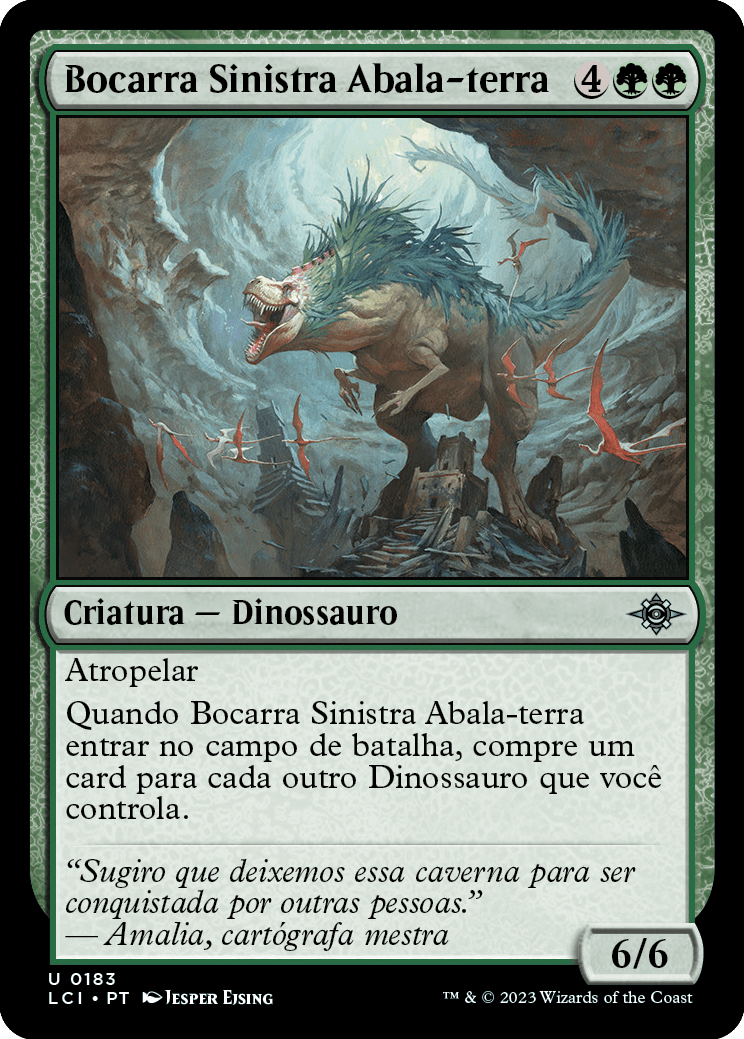 Bocarra Sinistra Abala-terra / Earthshaker Dreadmaw - Magic: The Gathering - MoxLand