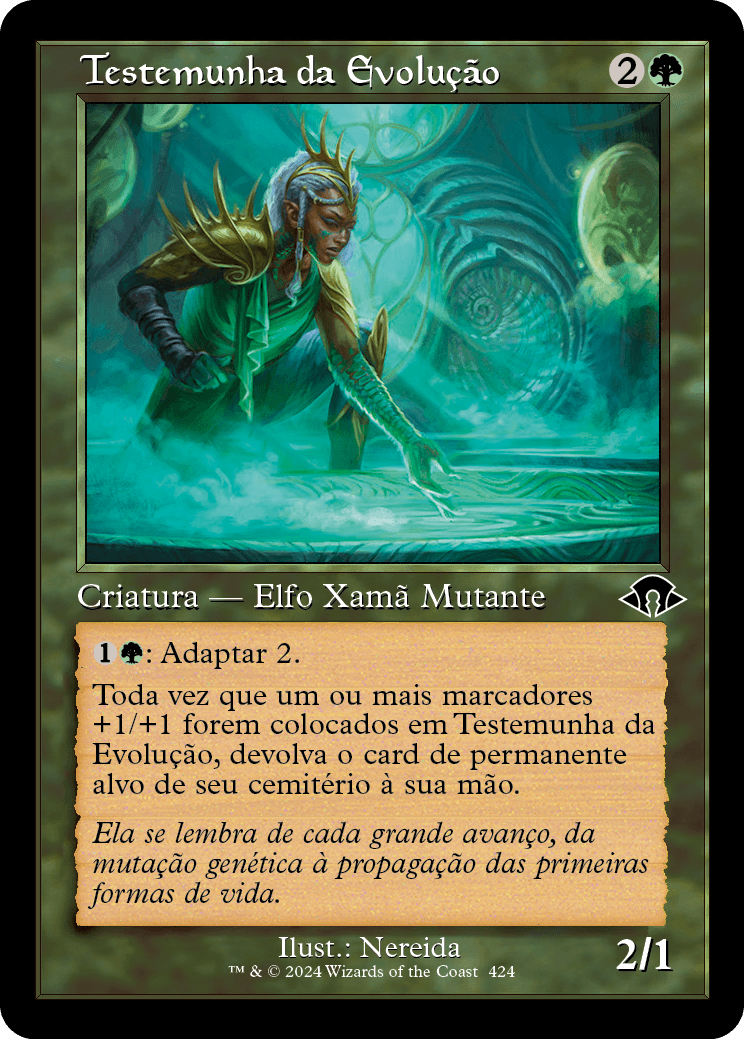 Testemunha da Evolução / Evolution Witness - Magic: The Gathering - MoxLand