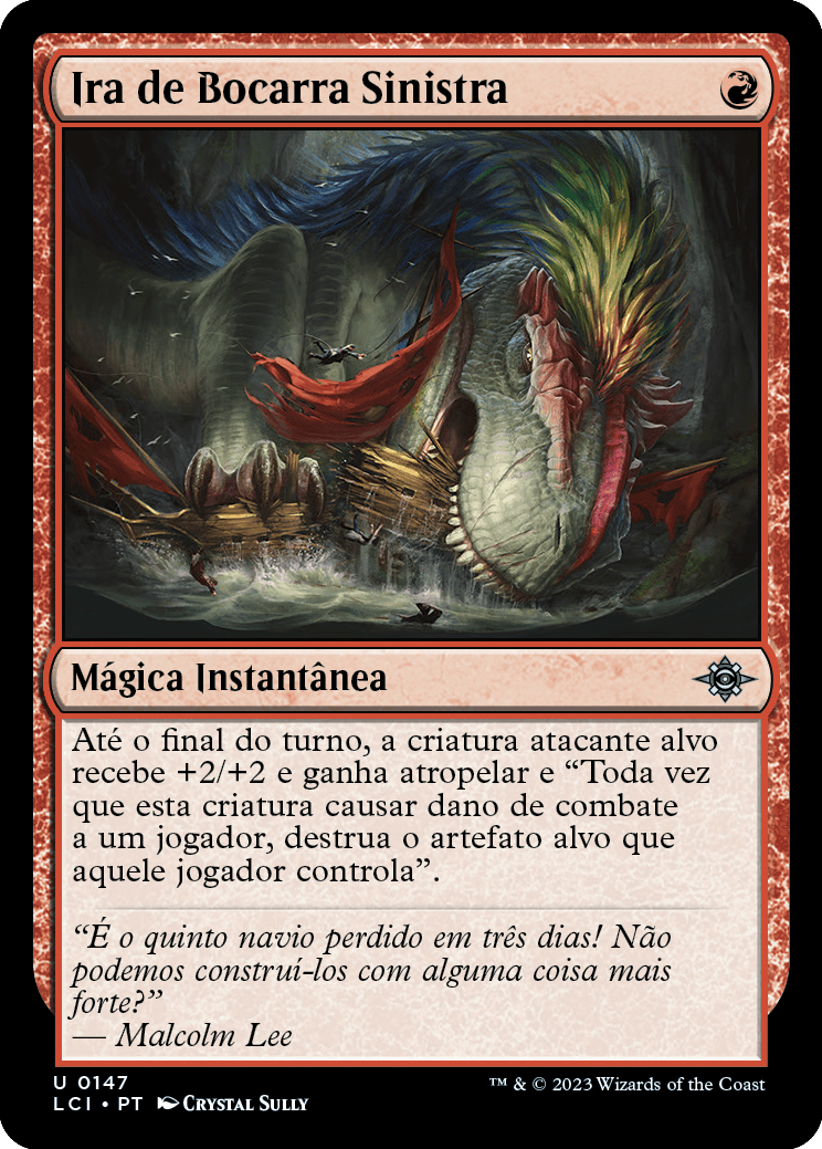 Ira de Bocarra Sinistra / Dreadmaw's Ire - Magic: The Gathering - MoxLand