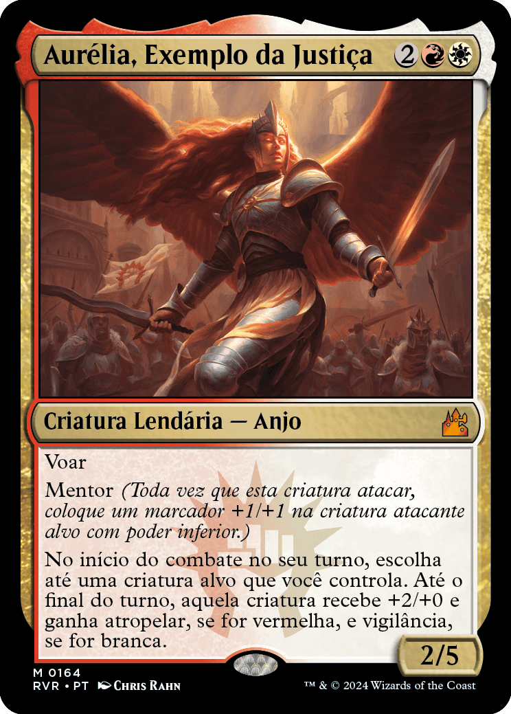 Aurélia, Exemplo da Justiça / Aurelia, Exemplar of Justice - Magic: The Gathering - MoxLand