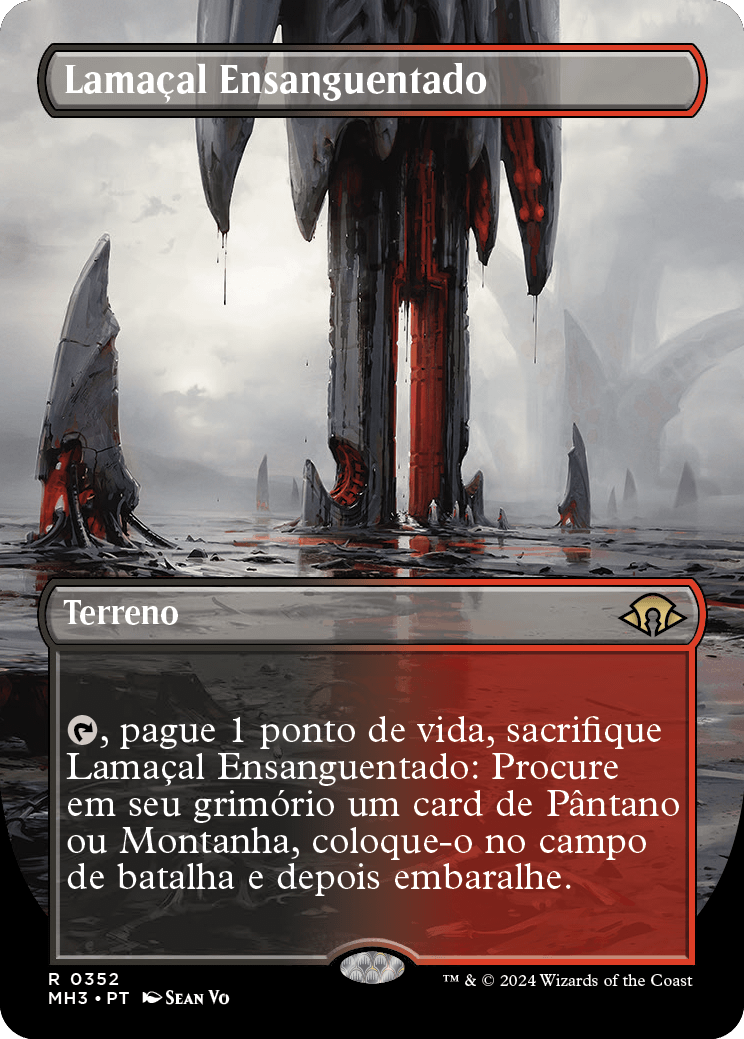 Lamaçal Ensanguentado / Bloodstained Mire - Magic: The Gathering - MoxLand