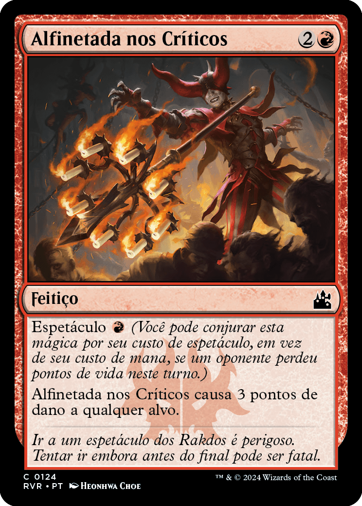 Alfinetada nos Críticos / Skewer the Critics - Magic: The Gathering - MoxLand