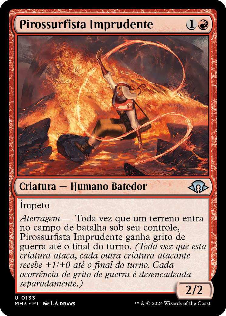 Pirossurfista Imprudente / Reckless Pyrosurfer - Magic: The Gathering - MoxLand