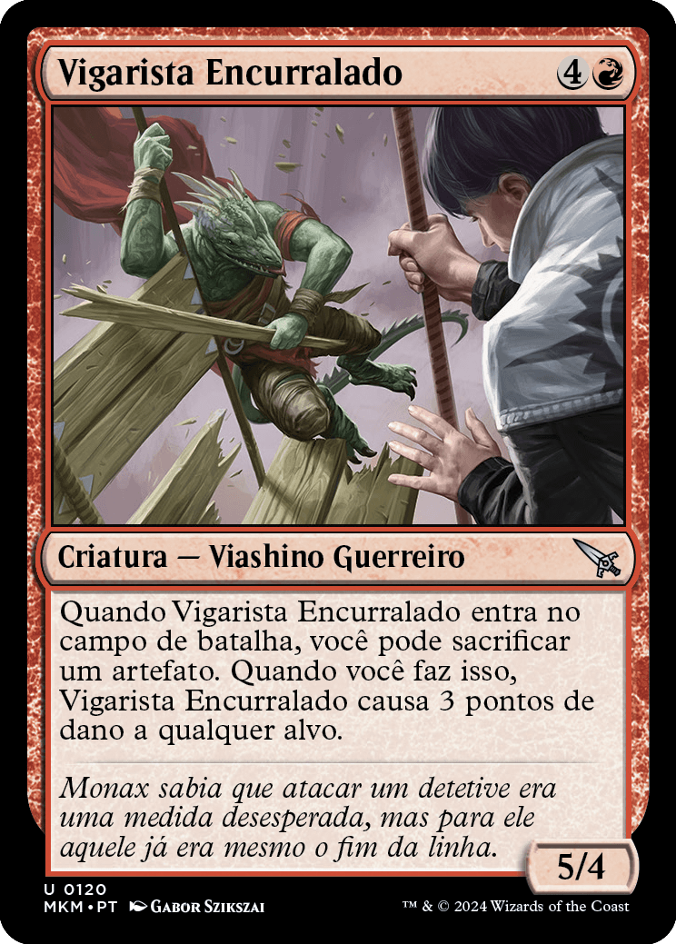 Vigarista Encurralado / Cornered Crook - Magic: The Gathering - MoxLand