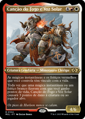 Canção do Fogo e Voz Solar / Firesong and Sunspeaker - Magic: The Gathering - MoxLand