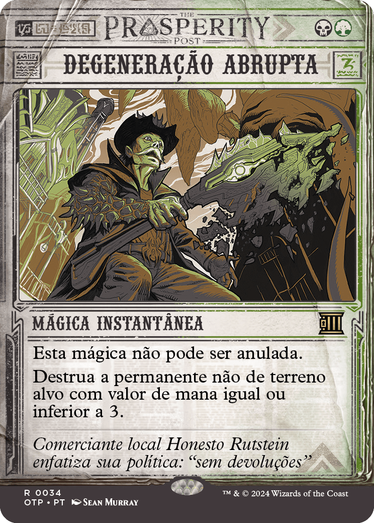 Degeneração Abrupta / Abrupt Decay - Magic: The Gathering - MoxLand