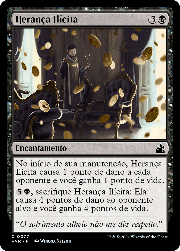 Herança Ilícita / Ill-Gotten Inheritance - Magic: The Gathering - MoxLand