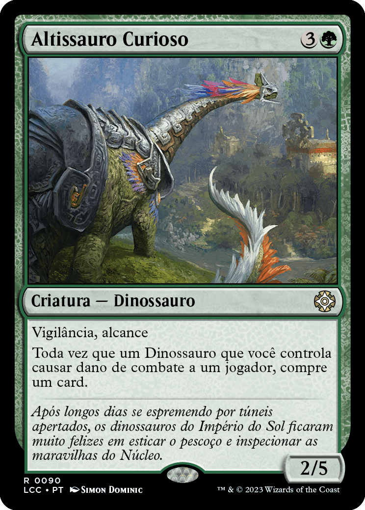 Altissauro Curioso / Curious Altisaur - Magic: The Gathering - MoxLand