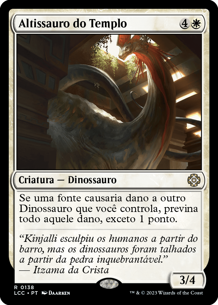 Altissauro do Templo / Temple Altisaur - Magic: The Gathering - MoxLand