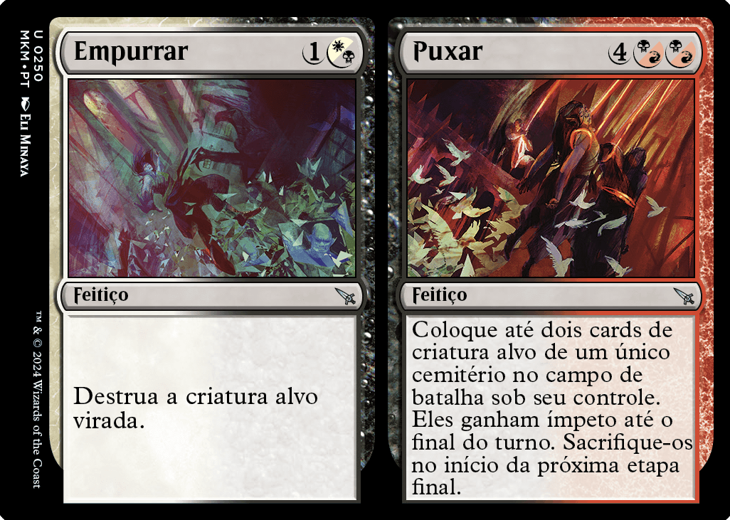 Empurrar / Puxar / Push / Pull - Magic: The Gathering - MoxLand