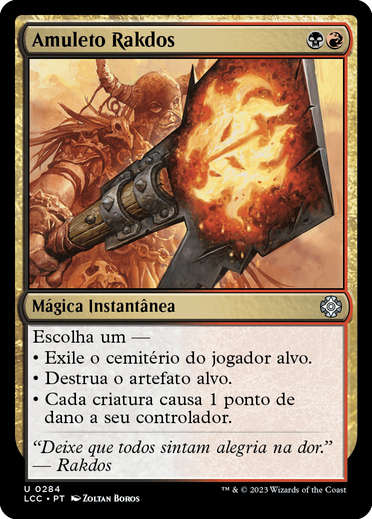 Amuleto Rakdos / Rakdos Charm - Magic: The Gathering - MoxLand