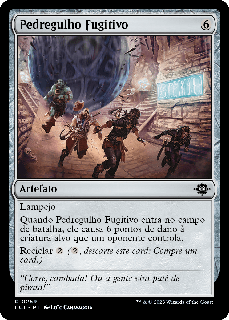 Pedregulho Fugitivo / Runaway Boulder - Magic: The Gathering - MoxLand