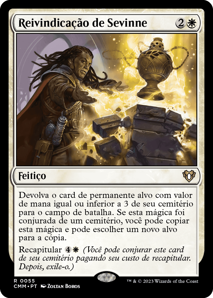 Reivindicação de Sevinne / Sevinne's Reclamation - Magic: The Gathering - MoxLand