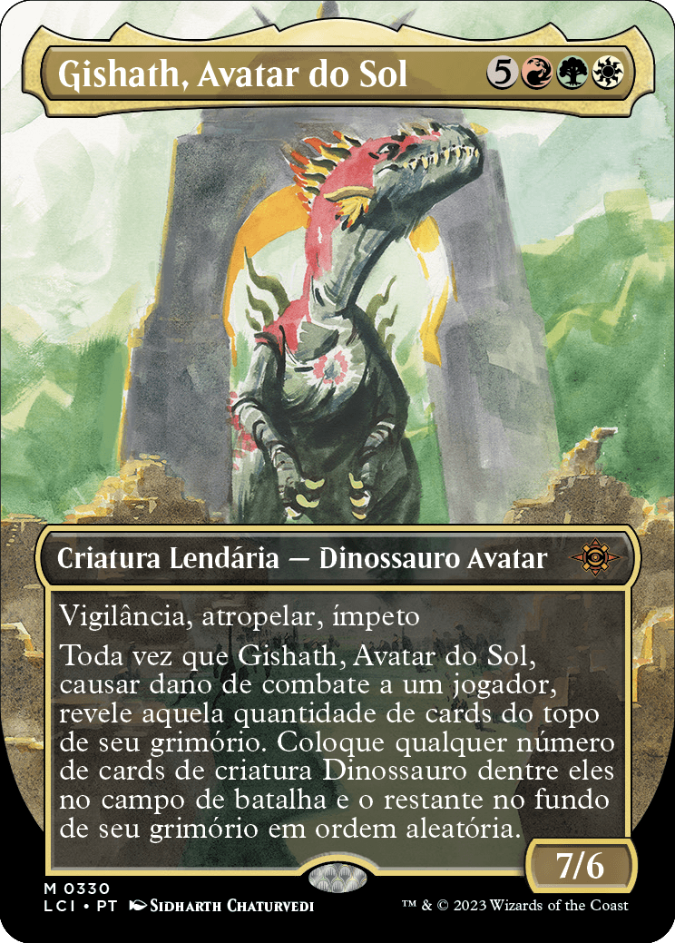 Gishath, Avatar do Sol / Gishath, Sun's Avatar - Magic: The Gathering - MoxLand