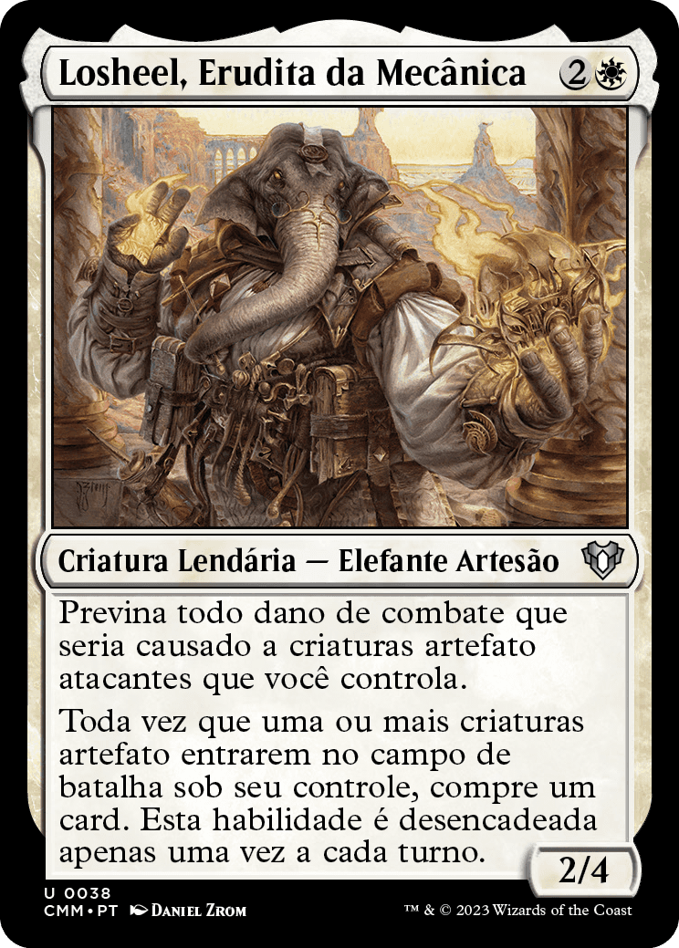 Losheel, Erudita da Mecânica / Losheel, Clockwork Scholar - Magic: The Gathering - MoxLand