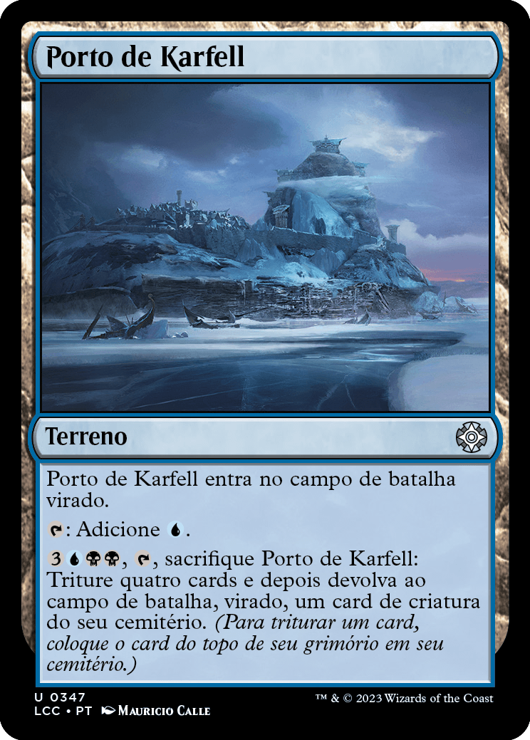 Porto de Karfell / Port of Karfell - Magic: The Gathering - MoxLand