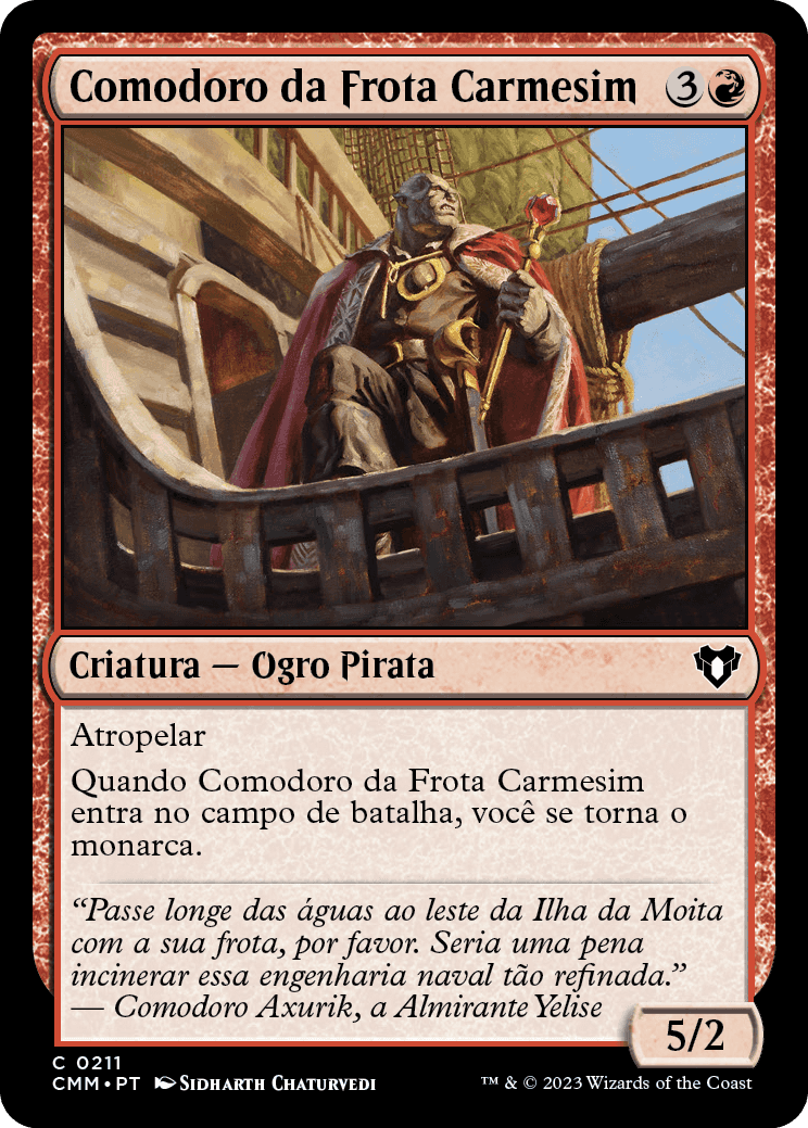 Comodoro da Frota Carmesim / Crimson Fleet Commodore - Magic: The Gathering - MoxLand