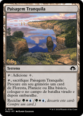 Paisagem Tranquila / Tranquil Landscape - Magic: The Gathering - MoxLand