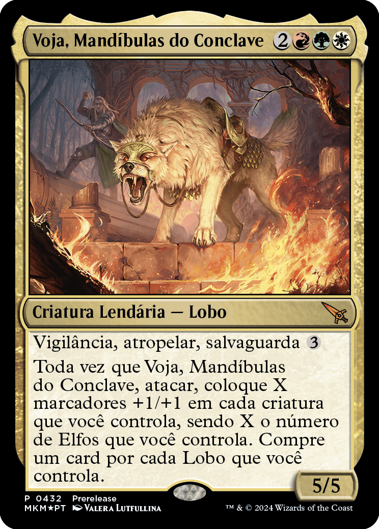 Voja, Mandíbulas do Conclave / Voja, Jaws of the Conclave - Magic: The Gathering - MoxLand