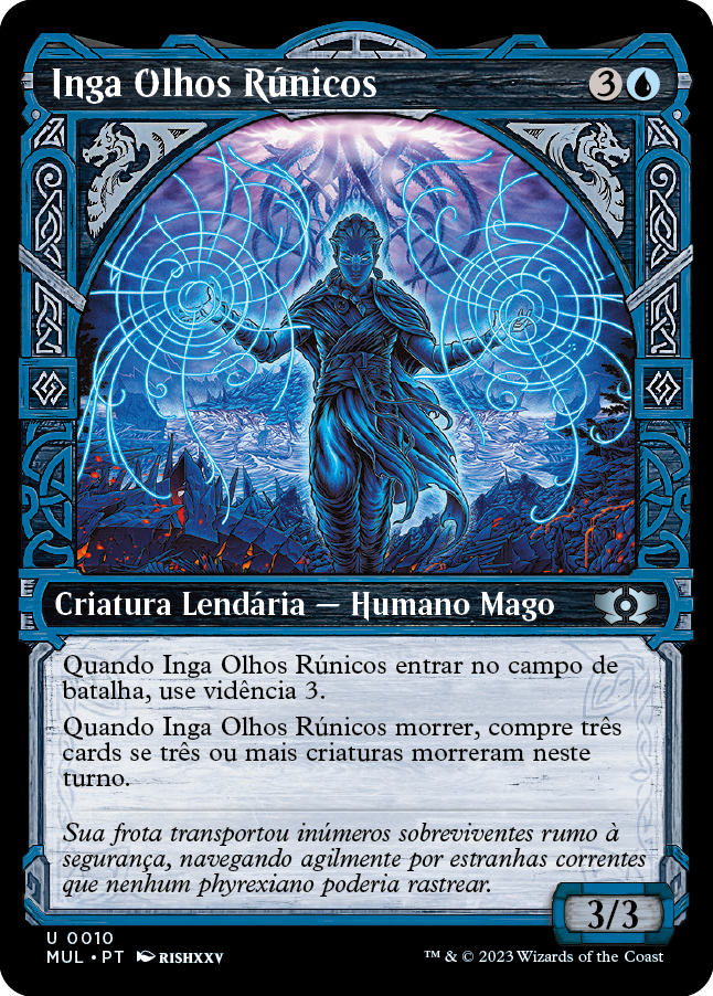 Inga Olhos Rúnicos / Inga Rune-Eyes - Magic: The Gathering - MoxLand