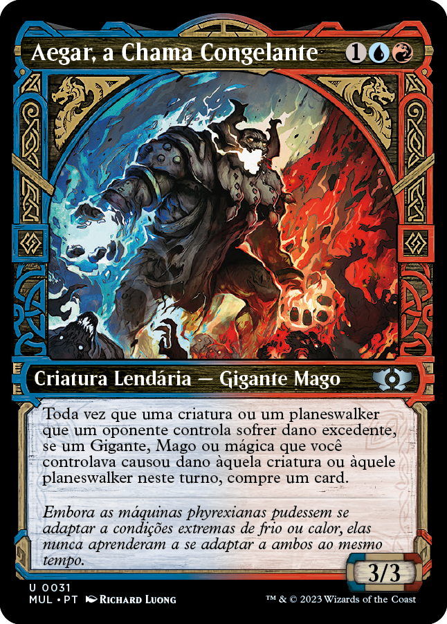 Aegar, a Chama Congelante / Aegar, the Freezing Flame - Magic: The Gathering - MoxLand