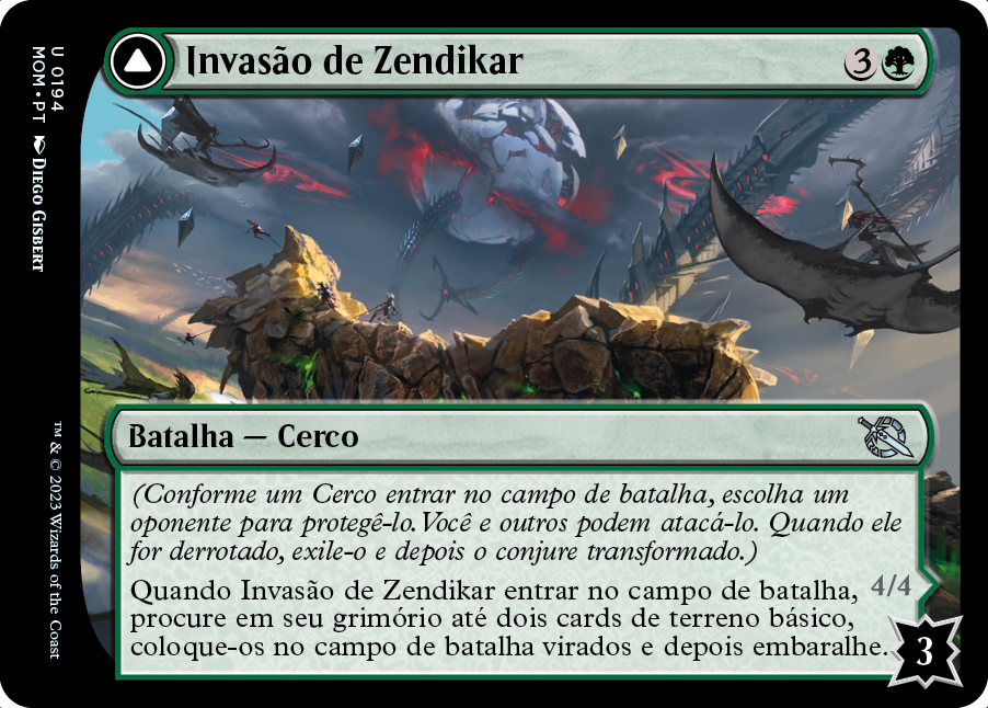 Invasão de Zendikar / Invasion of Zendikar - Magic: The Gathering - MoxLand