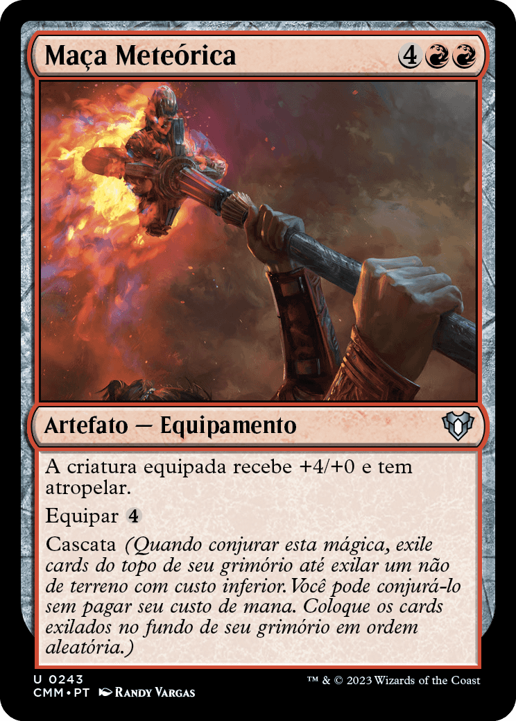 Maça Meteórica / Meteoric Mace - Magic: The Gathering - MoxLand