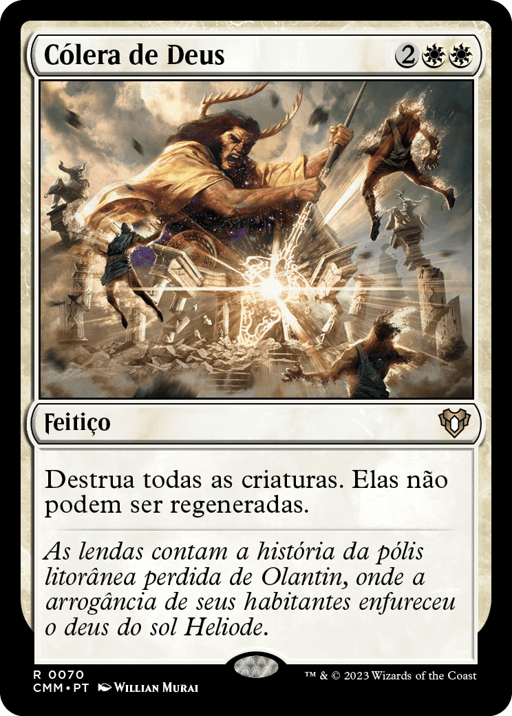 Cólera de Deus / Wrath of God - Magic: The Gathering - MoxLand