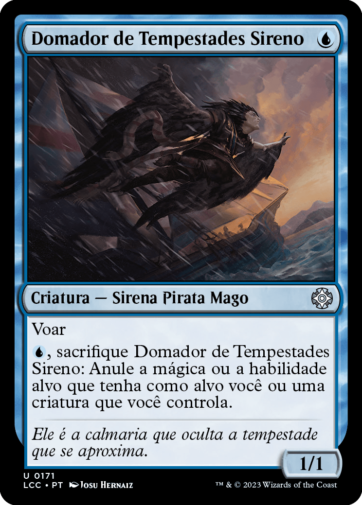 Domador de Tempestades Sireno / Siren Stormtamer - Magic: The Gathering - MoxLand