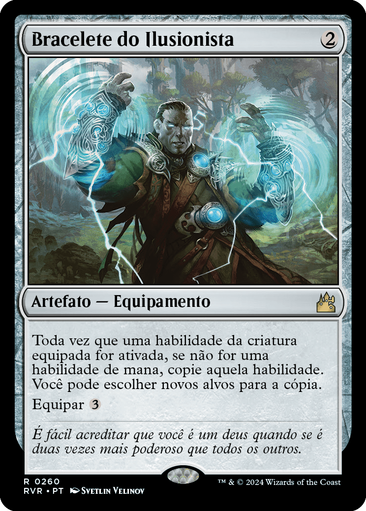 Bracelete do Ilusionista / Illusionist's Bracers - Magic: The Gathering - MoxLand