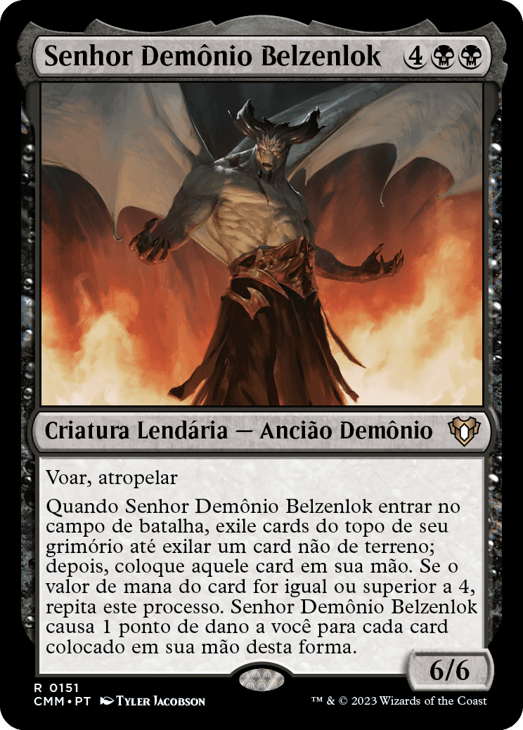 Senhor Demônio Belzenlok / Demonlord Belzenlok - Magic: The Gathering - MoxLand