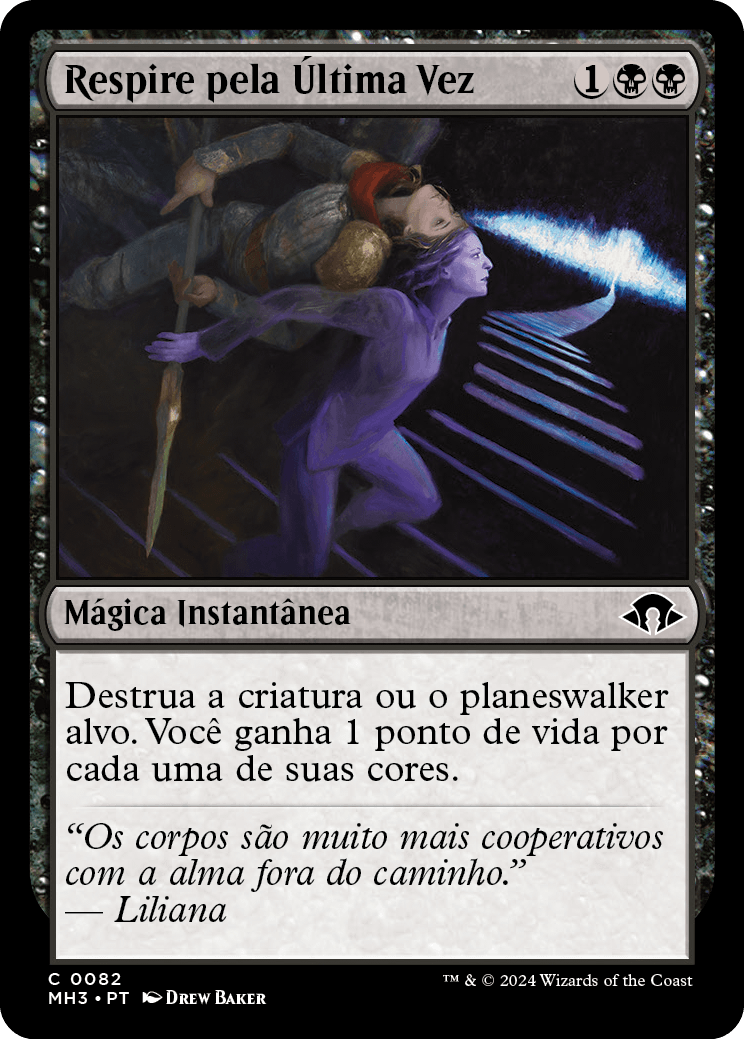 Respire pela Última Vez / Breathe Your Last - Magic: The Gathering - MoxLand