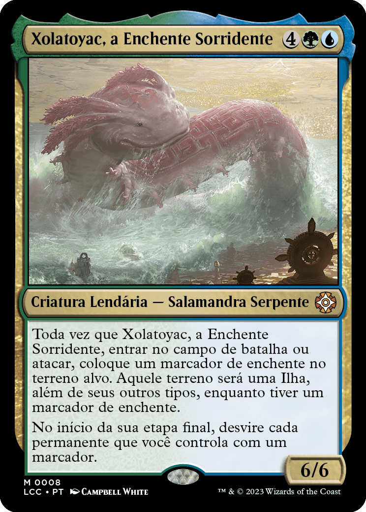 Xolatoyac, a Enchente Sorridente / Xolatoyac, the Smiling Flood - Magic: The Gathering - MoxLand