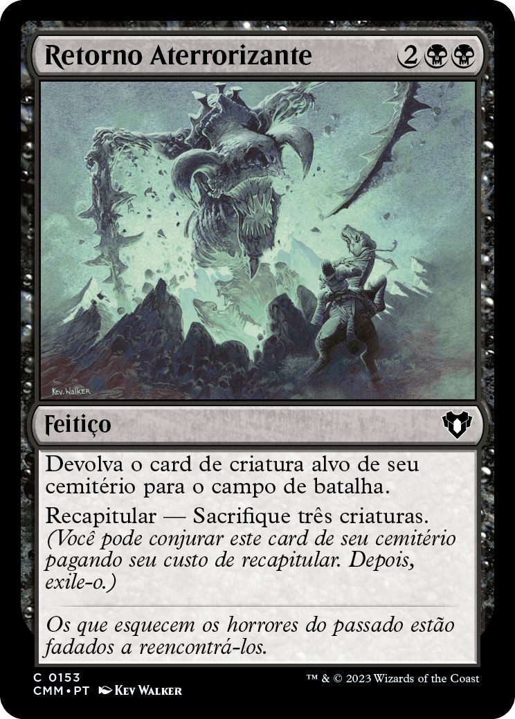 Retorno Aterrorizante / Dread Return - Magic: The Gathering - MoxLand