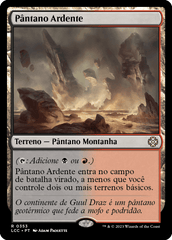 Pântano Ardente / Smoldering Marsh - Magic: The Gathering - MoxLand