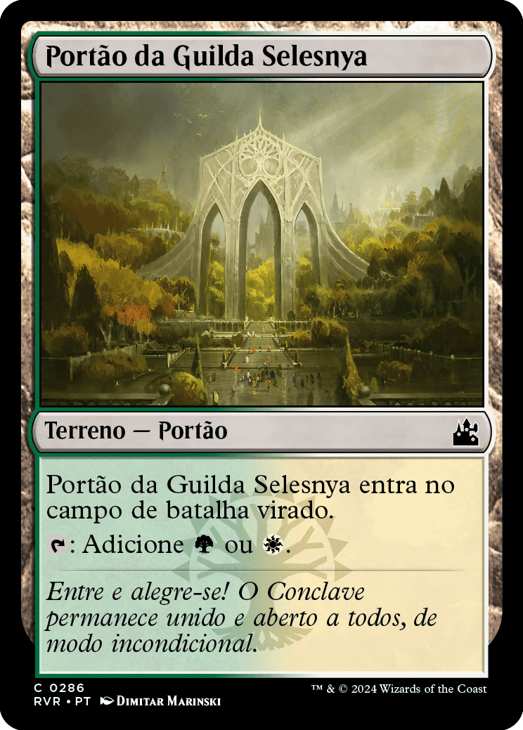 Portão da Guilda Selesnya / Selesnya Guildgate - Magic: The Gathering - MoxLand