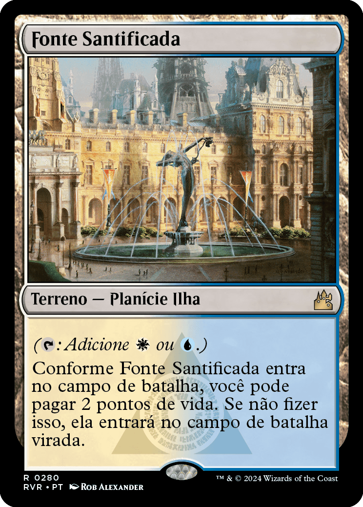 Fonte Santificada / Hallowed Fountain - Magic: The Gathering - MoxLand