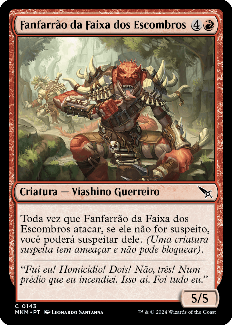 Fanfarrão da Faixa dos Escombros / Rubblebelt Braggart - Magic: The Gathering - MoxLand