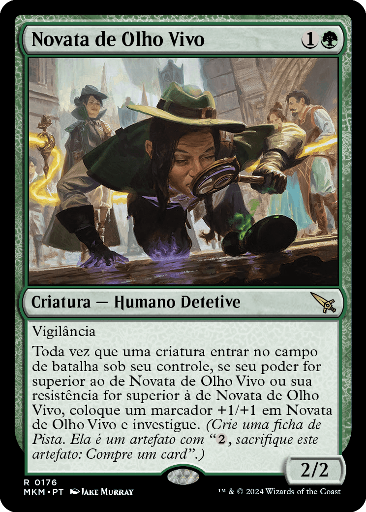 Novata de Olho Vivo / Sharp-Eyed Rookie - Magic: The Gathering - MoxLand