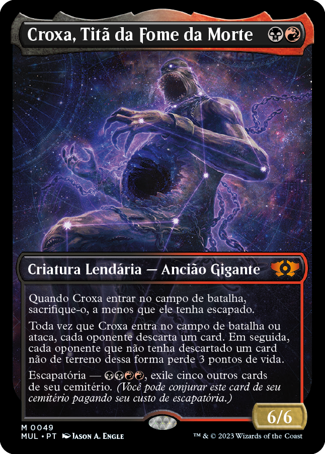 Croxa, Titã da Fome da Morte / Kroxa, Titan of Death's Hunger - Magic: The Gathering - MoxLand