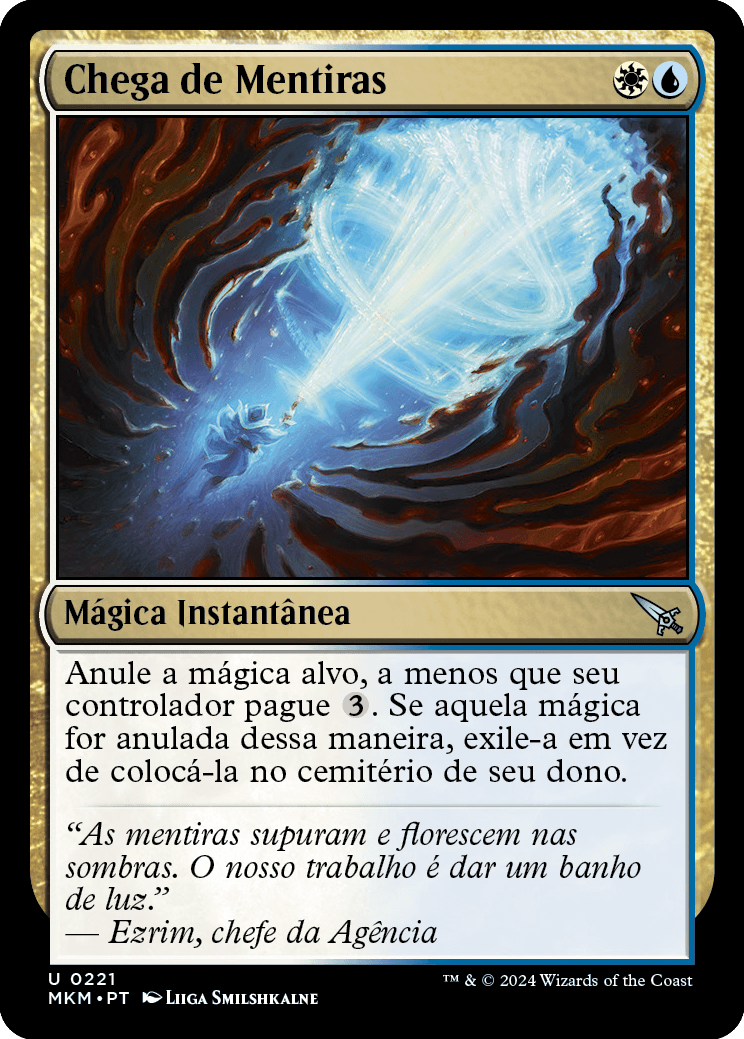 Chega de Mentiras / No More Lies - Magic: The Gathering - MoxLand